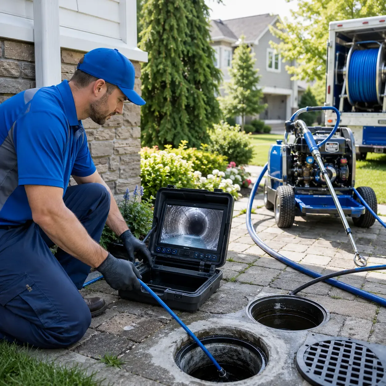 Outdoor drain cleaning professionals serving Ralls, TX