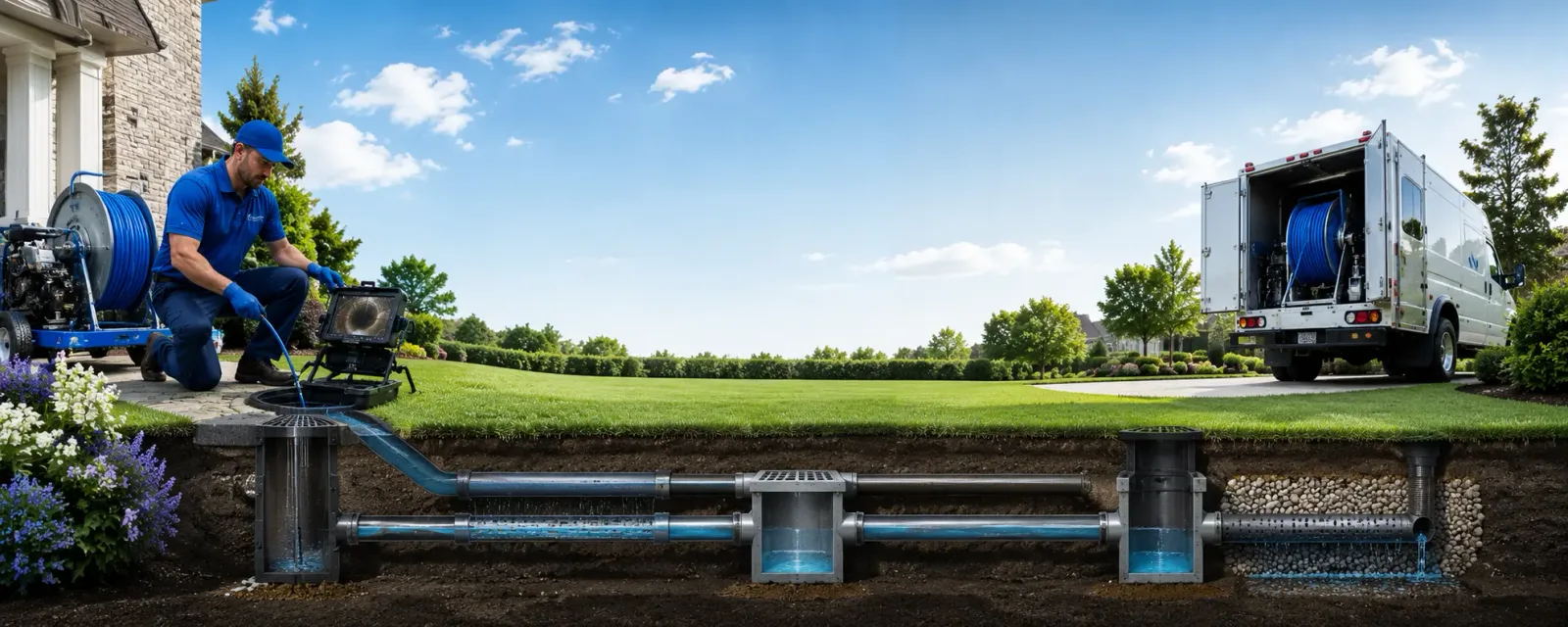 Outdoor drain cleaning information for Ralls, TX